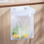 No-Drill Wall-Mounted Folding Trash Bag Holder
