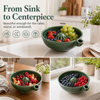 The Original Artisan Swirling Berry Bowl – Hand-Thrown, Functional Ceramic Art