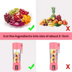 2-in-1 Juicer Bottle Compact Sleek Travel-Friendly