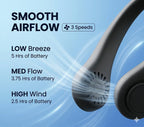 Wearable Neck Fan | Soft Airflow | Outdoor & Travel Cooling