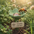 Flower-Shaped Bee Watering Station