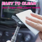 Rearview mirror wiper