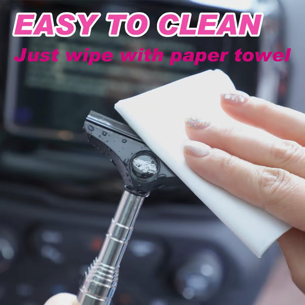 Rearview mirror wiper
