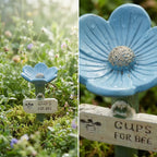 Flower-Shaped Bee Watering Station