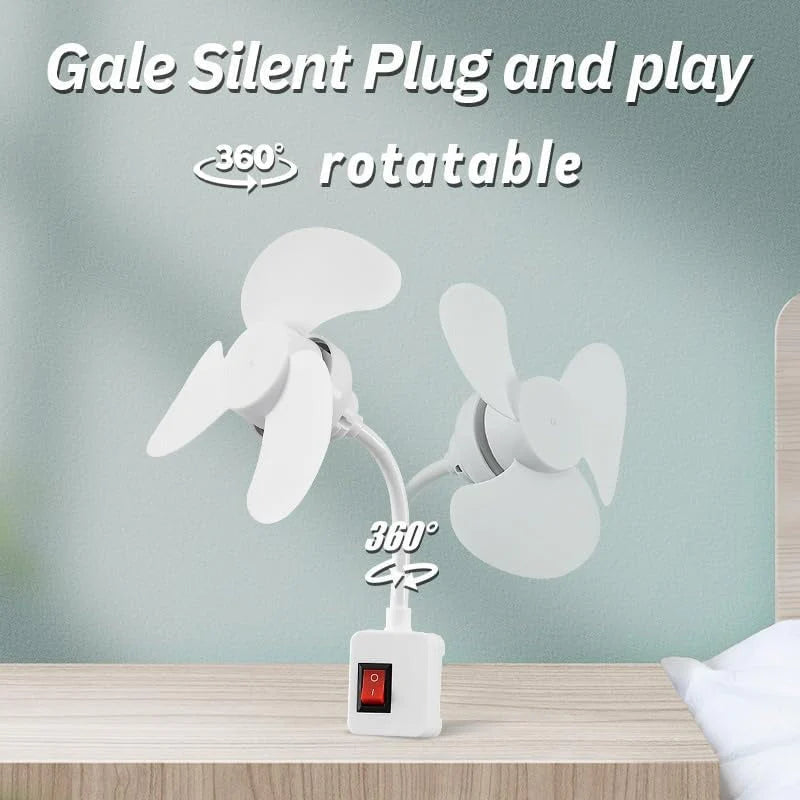 Flexible Gooseneck Desk Fan