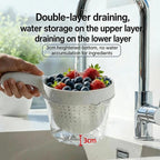 2-in-1 Strainer Serving Bowl