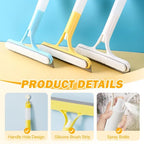 Spray-Scrub-Squeegee All-in-One — Streak-Free Glass in One Swipe