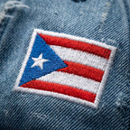 Vintage Puerto Rico Pride Denim Cap