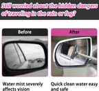 Rearview mirror wiper