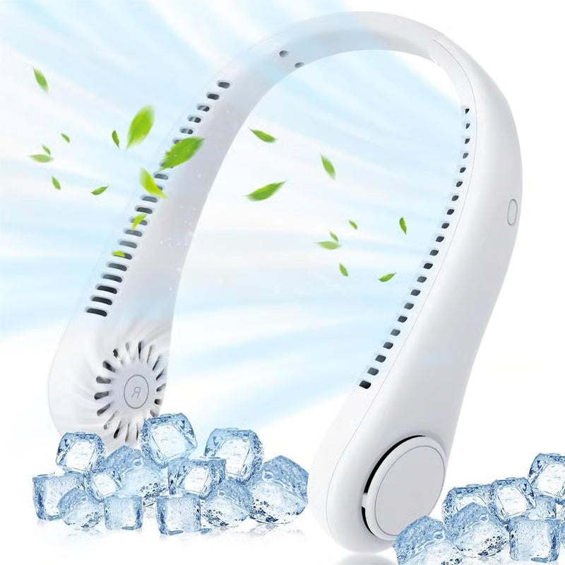 Wearable Neck Fan | Soft Airflow | Outdoor & Travel Cooling