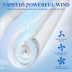 Wearable Neck Fan | Soft Airflow | Outdoor & Travel Cooling