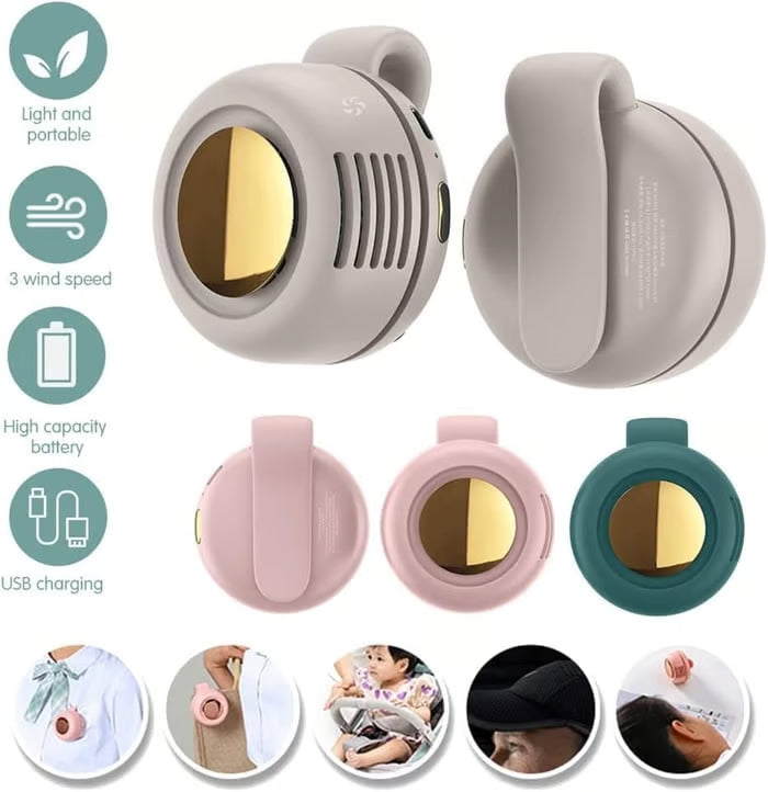 Portable Silent Mini Bladeless Electric Fan