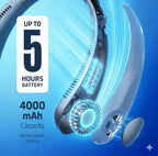 Wearable Neck Fan | Soft Airflow | Outdoor & Travel Cooling