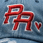 Vintage Puerto Rico Pride Denim Cap
