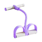 21 Fitness Resistance Bands-4 Tube Pedal Ankle Puller