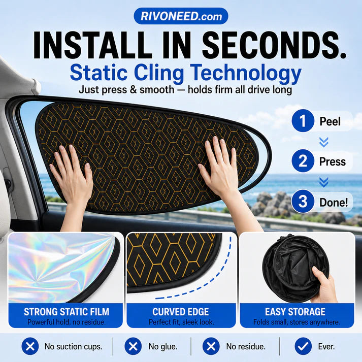 Universal Car Side Window Sun Shades