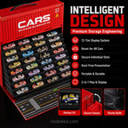 48 Mini Pull-Back Cars with Built-In Garage Set