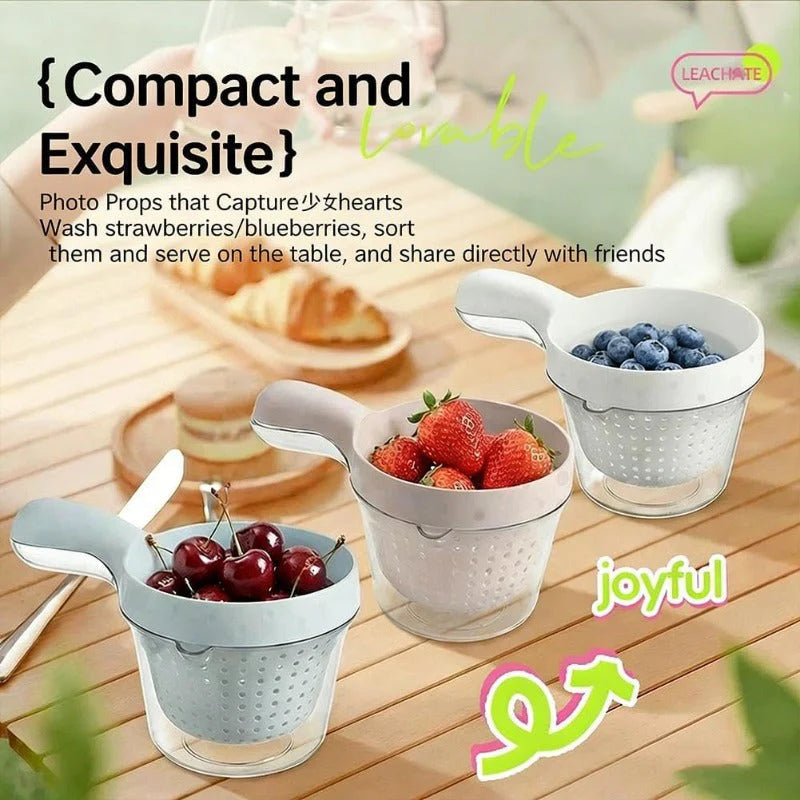 2-in-1 Strainer Serving Bowl