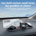 Multifunction Car Mat with Phone Holder Hidden Number Plate