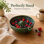 The Original Artisan Swirling Berry Bowl – Hand-Thrown, Functional Ceramic Art