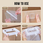 No-Drill Wall-Mounted Folding Trash Bag Holder