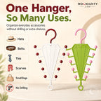 Multi-Functional V-Shaped Double Sided Hanger Storage Rack