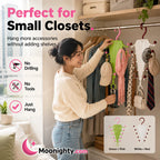Multi-Functional V-Shaped Double Sided Hanger Storage Rack