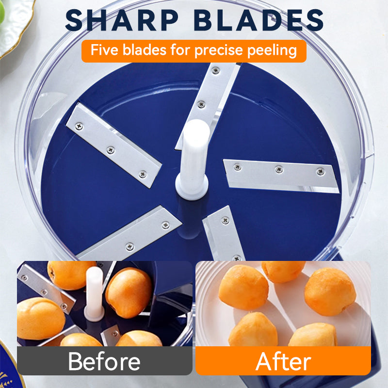 Transparent Electric Fruit & Vegetable Peeler!