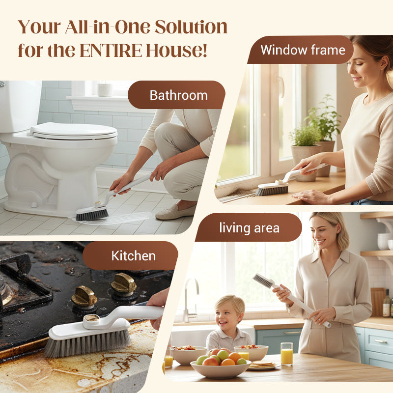 3-In-1 Multi-Function Rotating Crevice Cleaning Brush