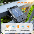 Solar clip light with motion sensor