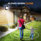 Solar clip light with motion sensor