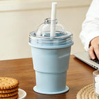 2-in-1 Ice Cream Cup with Straw – Double-wall insulation, keeps treats cold