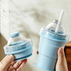 2-in-1 Ice Cream Cup with Straw – Double-wall insulation, keeps treats cold