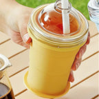 2-in-1 Ice Cream Cup with Straw – Double-wall insulation, keeps treats cold