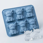Mini Highland Cow Ice Cube Mold – Cute 3D Ice for Drinks, Parties & Gifts