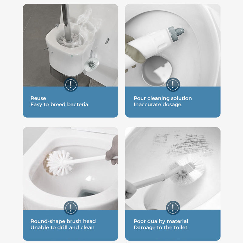 Hands-Free Cleaning Gadget,Disposable toilet cleaning tool