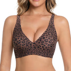 💗LAST DAY SALE 50% OFF⚡50K+ SOLD💕 Jelly Wireless Womens Comfortable Wireless Bras Push Up Bralettes Seamless Tshirts Bras Deep V Everyday Bras