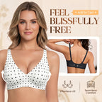 💗LAST DAY SALE 50% OFF⚡50K+ SOLD💕 Jelly Wireless Womens Comfortable Wireless Bras Push Up Bralettes Seamless Tshirts Bras Deep V Everyday Bras