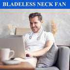 Wearable Neck Fan | Soft Airflow | Outdoor & Travel Cooling