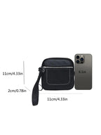Square Leather Mini Card Wallet Coin Pursec