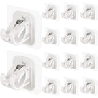 Nail-Free Adjustable Curtain Rod Bracket Holders – Drill-Free & Wall-Safe