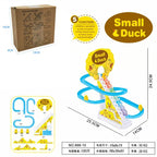 Cute little yellow duck track toy | Parent - child interaction + sound and light effects