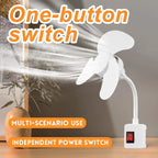 Flexible Gooseneck Desk Fan