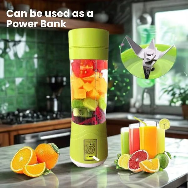 2-in-1 Juicer Bottle Compact Sleek Travel-Friendly
