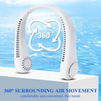 Wearable Neck Fan | Soft Airflow | Outdoor & Travel Cooling