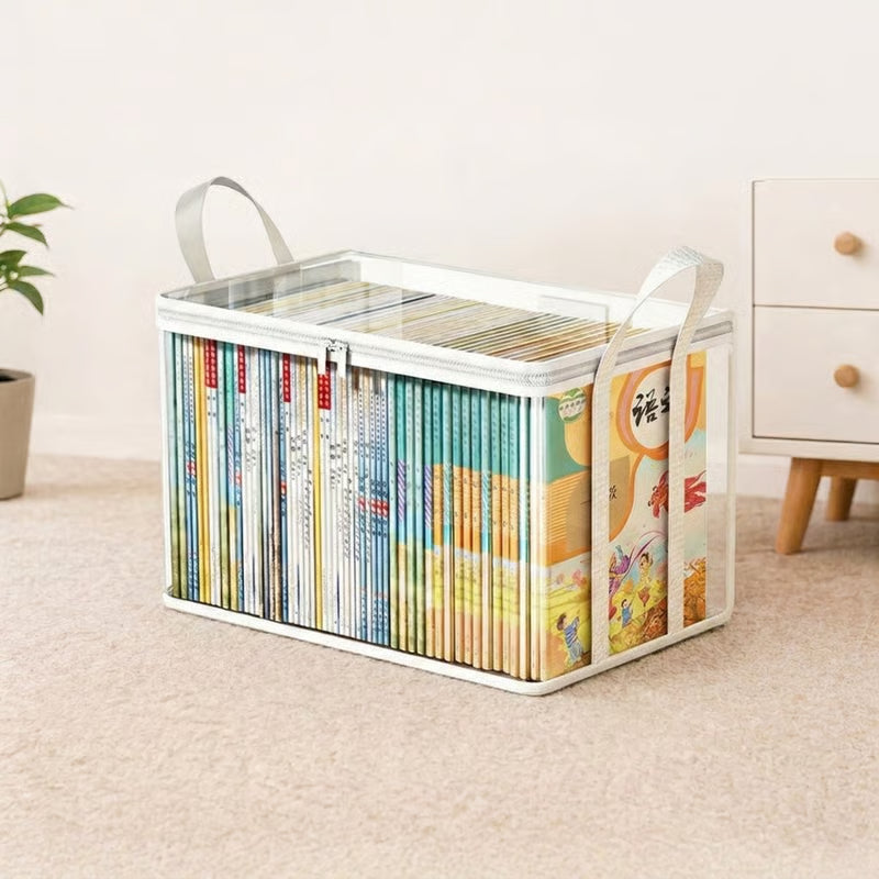 Large Heavy-Duty Thick Plastic Clear Storage Bag for Clothes, Moving & Storage