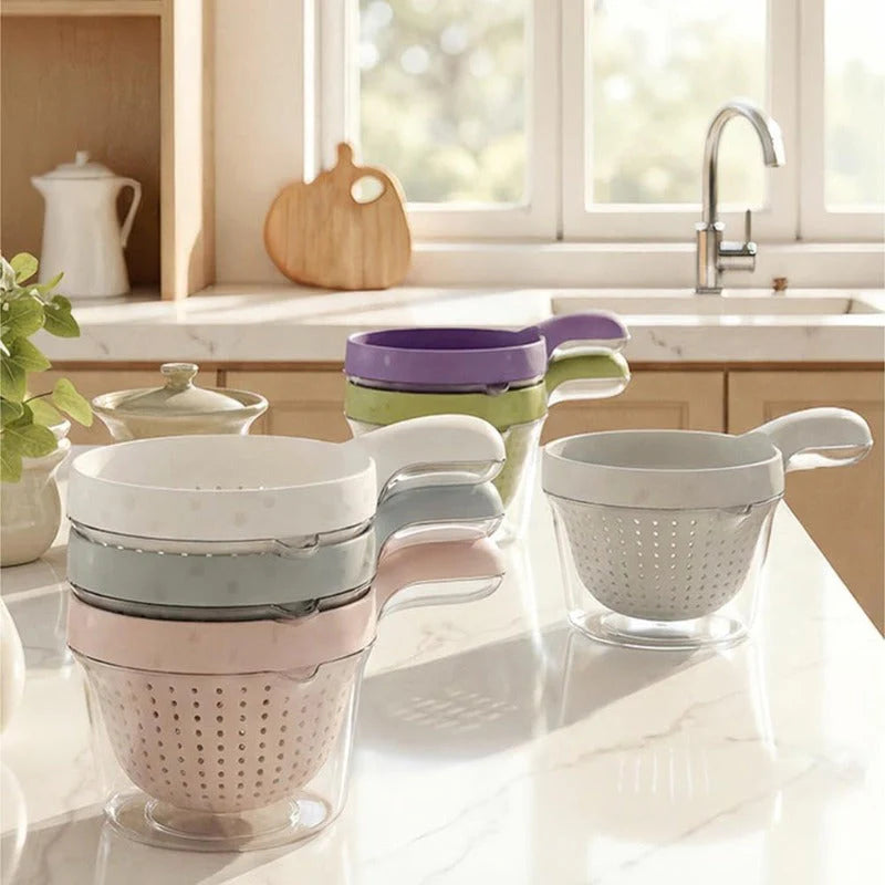 2-in-1 Strainer Serving Bowl
