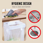 No-Drill Wall-Mounted Folding Trash Bag Holder