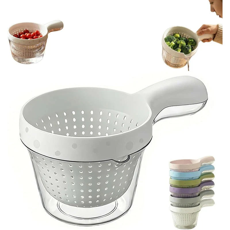 2-in-1 Strainer Serving Bowl