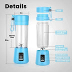 2-in-1 Juicer Bottle Compact Sleek Travel-Friendly